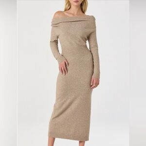 ASTR the Label off-shoulder long sleeve sweater dress